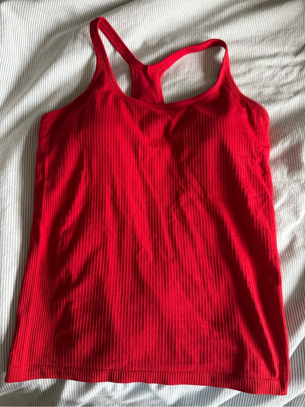 Lululemon Ebb to Street Ribbed Racerback Waist length Tank Top